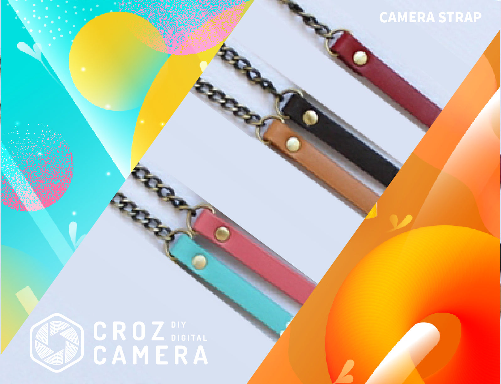 相機/手袋皮革鏈條背帶 Camera/Bag chain strap(s)